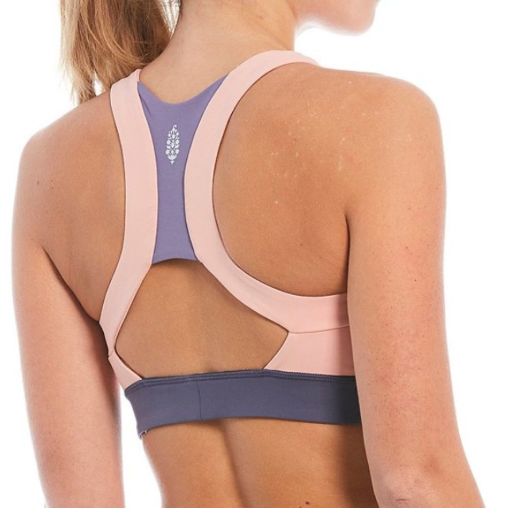 NWT Free People Topaz Colorblock Crop Top Small - Picture 4 of 5